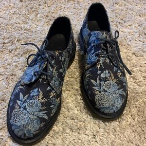 Dr. Martens Navy Floral Men's Derbys